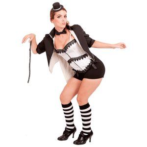 Black/White Striped Socks